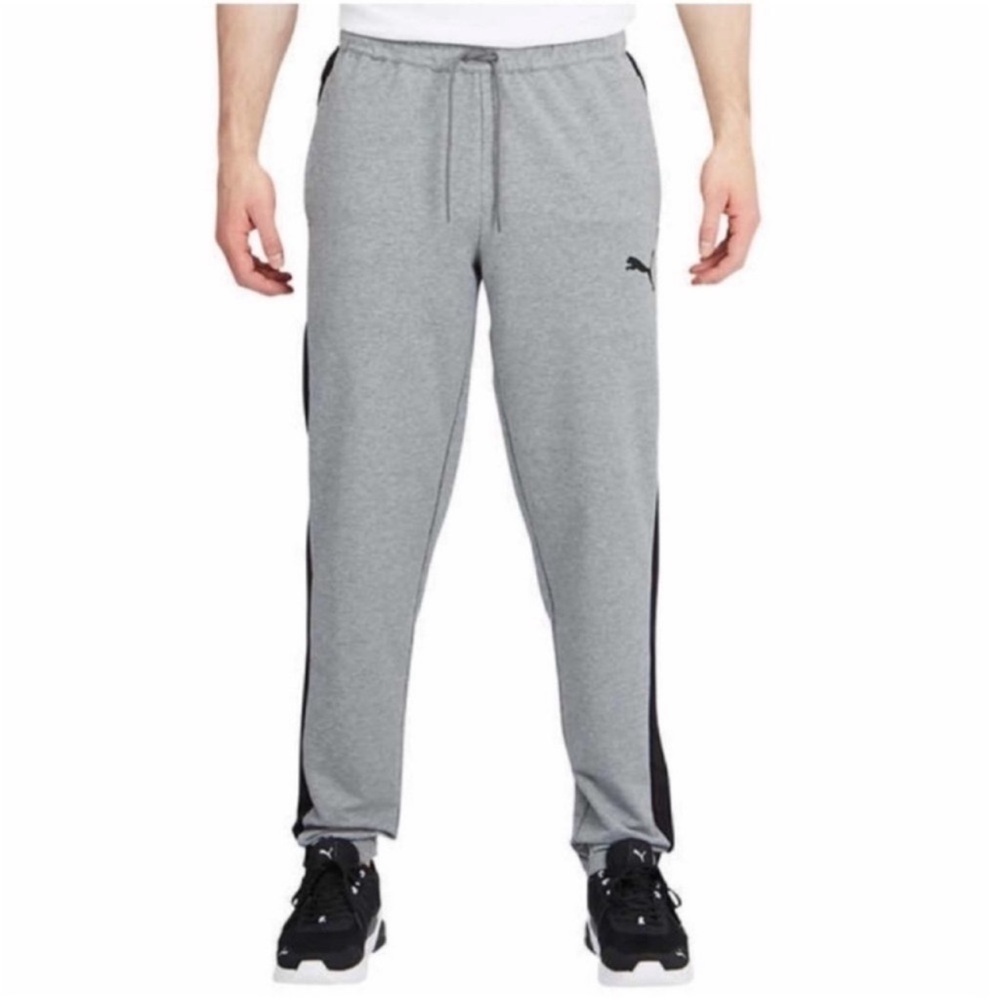 NWT PUMA Men Training Pant GRAY - size L casual jogger running summer gym